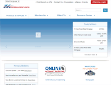 Tablet Screenshot of jscfcu.org